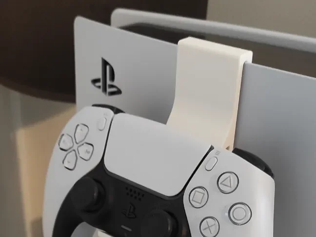 Навесные кронштейны-держатели для геймпадов DualSense на корпус PlayStation 5 (2 шт.) / Крепление контроллеров на консоль PS5
